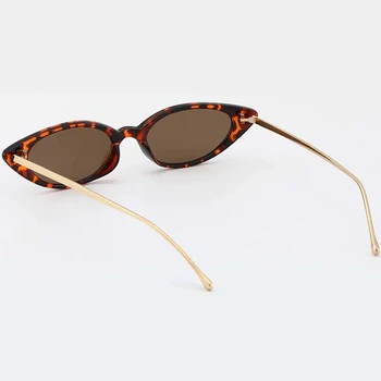 RBROVO Pequeno Olho de Gato Mulheres de Óculos de sol 2021 Vintage de Luxo, Óculos de Mulheres Designer de Óculos de Leopardo em Tons Gafas De Sol Mujer
