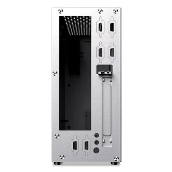 Mini ITX Computador Caso em Alumínio Macio HTPC Único Slot PCIE área de Trabalho Caso