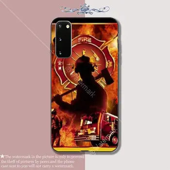 Yinuoda bombeiro Herói negro soft phone case capa para Samsung galaxy s6 s7 borda s8 s9 s10 s10 lite s20 ULTRA plus funda