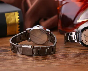Elegante relógio casual fornecimento Coreia do Sul marca premium da cinta de aço para homens e mulheres relógios amantes de relógios a tabela aluno
