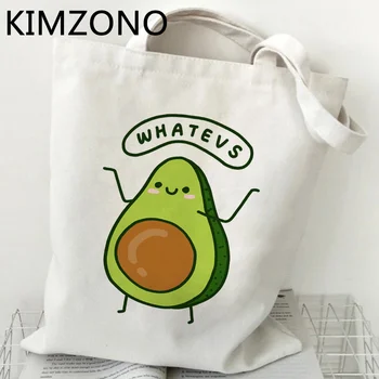 Abacate saco de compras de mercearia shopper eco bolsa saco reutilizável bolsas ecologicas pano tecido cabas
