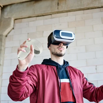 VR Óculos Acessórios Tampa de Proteção Para o Oculus Quest 2 VR Controlador de Toque Capa de Silicone Pele Aperto do Punho Para o Oculus Quest2