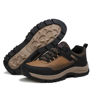 Homens de Tênis ao ar Livre, Não-deslizamento dos Homens Respirável Escalada Caminhadas Sapatos Confortáveis Homens Sapatos Casuais Zapatillas Hombre Tamanho 39-46
