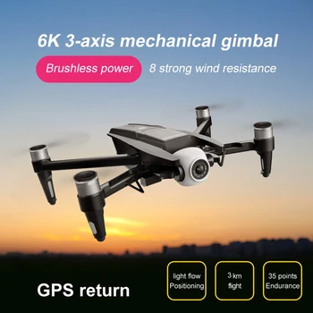O Novo 2020 S137 Pro Drone 5G Wifi Gps Sistema Suporta Cartão TF de 6k HD Mecânico Cardan Câmara de Drones, Voando a uma Distância De 3 K