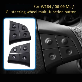 Carro Multifunções de Áudio Botão no Volante Capa para a Mercedes-Benz W164 GL ML 2006-2009