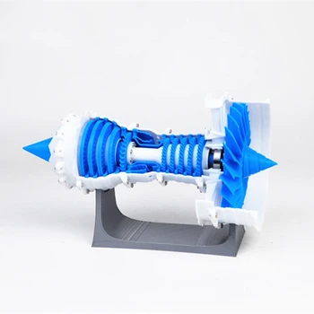 Aero Motor Turbo Ventilador do Motor Modelo do Motor de Ar Modelo Elétrico Impressora 3D de Peças
