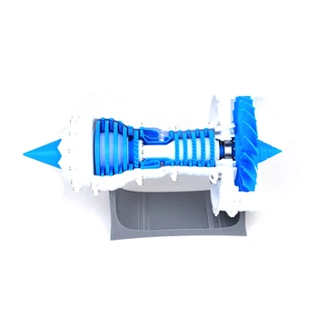 Aero Motor Turbo Ventilador do Motor Modelo do Motor de Ar Modelo Elétrico Impressora 3D de Peças