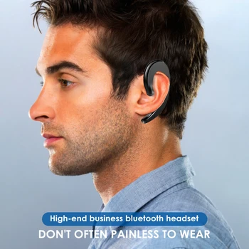 Osso de Condução de Fone de ouvido Bluetooth sem Fio do Fone de ouvido Fones de ouvido Bluetooth 4.1 Earbuds Auscultadores Desportivos fone