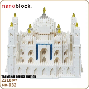 Novo Nanoblock Kawada Taj Mahal Deluxe Edition NB-032 2210 Peças de Diamante Blocos de Construção Criativa de Adultos de Construção de Brinquedo