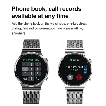 LIGE 2021 Nova marca de Luxo relógios de homens de Aço banda de Fitness relógio de frequência Cardíaca pressão arterial controlador de Atividade Inteligente relógios Para Homens