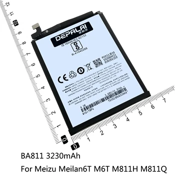 BA810 BA811 BA813 BA852 Bateria Para o Meizu M8C M810H M810L Meilan6T M6T M811H M811Q V8Pro M813Q X8 Bateria de Alta Qualidade