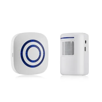 Chime da porta,o Negócio móvel da Porta do Sensor de Movimento do Detector Inteligente Visitante campainha da Segurança Home de Entrada de Alarme com 1 Plug-in de Tra