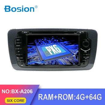 Bosion PX6 4G+64G Android 10 2 Din DVD do CARRO da Volkswagen SEAT IBIZA 2008-2013 WIFI, BT DAB+ 3/4G SWC mirre link de navegação GPS