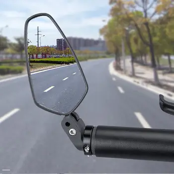 Nylon Bike Traseiro Espelhos Rotação de 360 Graus de Bicicleta Espelhos retrovisores Adequados Para Mountain Bike de Estrada de BTT de Aço Inoxidável do Espelho