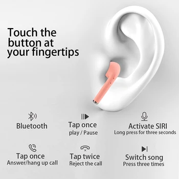 YAMIZOO Mini2 TWS Bluetooth 5.0 Fone de ouvido TWS Matte Fones de ouvido Com Microfone Caixa-carregador Fone de ouvido sem Fio Fones de ouvido Fone de ouvido para Jogos