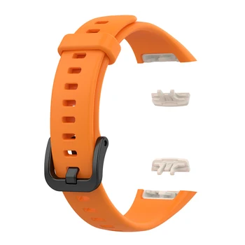 Relógio de Silicone Pulseira de Substituir a Faixa de Relógio de Decoração Exterior de Peças para Banda de Honra 6 Unisex Inteligente Bracelete pulseira