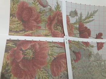 Gato laranja gato com lenço 27-32 ponto cruz kit aida tecido 18ct 14ct de lona de algodão bordado com fio de kits DIY ofício conjunto