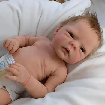 46 cm reborn baby simulação bebê reborn menino bebê reborn menina