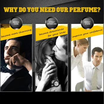 Adultos Feromônio masculino fragrância Atrair o sexo oposto Namoro charme perfume Sexy fragrância Duradoura Aumentar o charme dos homens