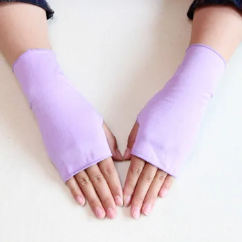 Verão as Mulheres sem dedos Finos Curto Luvas Protetor solar com Protecção UV de Ciclismo de Luvas de Condução Sexy Metade do Dedo da Tela de Toque de Luvas
