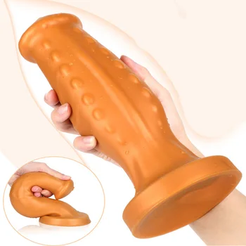 Novo Sextoys Super Enorme Plug Anal Macio Big Butt Plug Massagem De Próstata Feminino, Vagina, Anal Expansor Os Brinquedos Sexuais Para Homens Mulheres