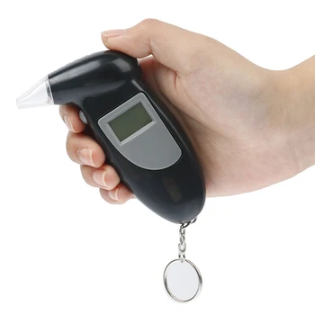 Profissional Da Respiração Do Álcool Analyzer Testador Detector De Teste Chaveiro Breathalizer De Alcoolemia DeviceLCD Tela