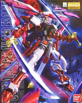 Bandai Gundam Mg 1/100 Gundam Astray Balaustrada Quadro Robot Anime De Ação Gundam Modelo Crianças Gemonteerd Figura Speelgoed
