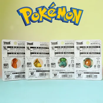 4pcs Pokemon Figuras Pikachu, Charmander Squirtle Ornamentos Pokémon Figura de Ação Cartoon Modelo Bonito Bonecas Kawaii da Menina das Crianças Brinquedos