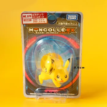 4pcs Pokemon Figuras Pikachu, Charmander Squirtle Ornamentos Pokémon Figura de Ação Cartoon Modelo Bonito Bonecas Kawaii da Menina das Crianças Brinquedos