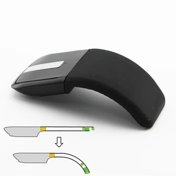 2.4 Ghz Dobrável Mouse sem Fio Dobramento Arc Touch Mouse Slim de Jogos de Computador e Mouse Ratos para o Microsoft Surface PC Portátil