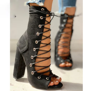 2020 Verão Nova Mulher Sandálias de Salto Alto Cobra Impressão Sexy Exterior Sapatos de Plataforma de Moda Casual Plus Size 43