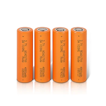 21700 3,7 V 4800mah bateria Recarregável de iões de Lítio de Grande Capacidade de Bateria de Célula Para a E-bicicleta de E-scooter de Armazenamento de Energia de Bateria