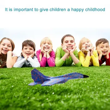 DIY voando de avião Mão de Jogar aviões que voam Espuma de Avião Modelo de Partido Enchimentos de Brinquedos ao ar livre Para as Crianças K2O9