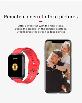 2020 Novas T82 Smart Watch 1.55 polegadas Touch Screen de Esportes Fitness Smartwatch Homens Mulheres Taxa de Coração, Pressão Arterial Assistir