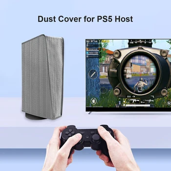 À prova de poeira Console de Jogo de Capa para Sony PS5 Anti-arranhões Poeira Protetor Protetor Eletrônico Máquina de Jogo de Peças