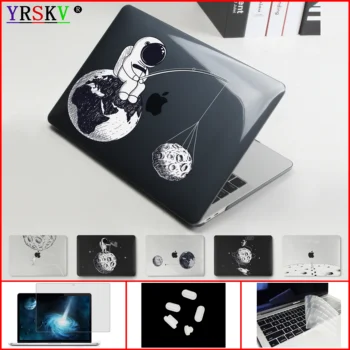 Novo Espaço 3D Astronauta Série Laptop Case Para Apple Macbook M1 Chip Ar Pro Retina de Toque Bar ID 11 12 13 15 16 polegadas Capa