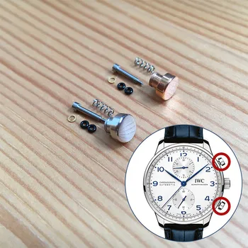 Aço impermeável de botão de botão de pressão para IWC Portugieser 40.9 mm relógio automático de peças ferramentas