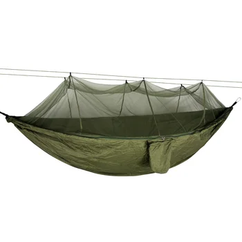 Acampamento Rede Com mosquiteiro Portátil Dobrável Suspensão Cama de 300 kg de Peso do Rolamento Para o Acampamento de Dormir Acessórios