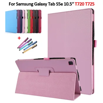 Coque Para Samsung Galaxy Tab S5e Caso SM T720 T725 Tampa do Suporte do Couro Flip Cover para Samsung Tab S5e Tampa Funda Caso de Tablet