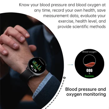 LIGE Ecrã Táctil de Homens Inteligentes Relógios do Esporte Relógio de Fitness frequência Cardíaca Pressão Arterial Impermeável Smartwatch Para android IOS+Caixa