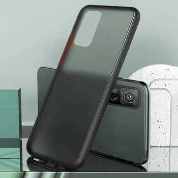 Sensação da pele Matte Caso Para Xiaomi Mi 10T Poco Pro X3 NFC 10 Lite A3 9T Redmi Nota 9s 9 Pro 8 7 7A 8A 8T de Telefone de Silicone Tampa Coque