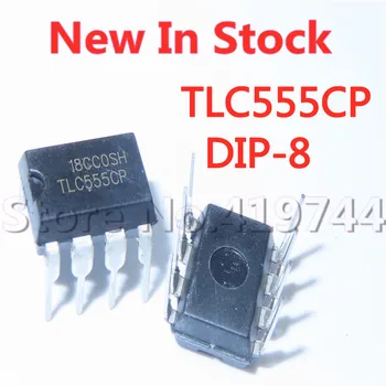 5PCS/MONTE TLC555 TLC555CP DIP-8 Temporizador e do Oscilador Em Estoque, Novo, Original