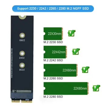 M. 2 NVME SSD Converter Adaptador de Cartão Para manter o seu MacBook Pro Retina 2013-2017 NVME/AHCI SSD Atualizado Kit Para A1465 A1466 A1398 A1502