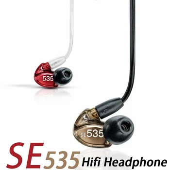 Marca SE535 Destacável do Fone de ouvido 2 Cores Hi-fi gratuito Sereo Fone de ouvido SE 535 Em Fones de ouvido com a Caixa Varejo VS SE215