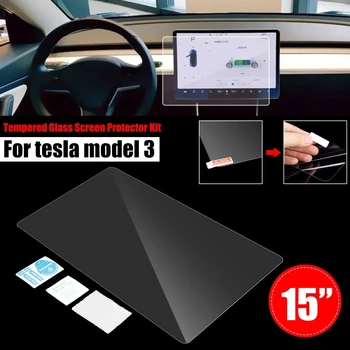 Carro Tesla Vidro Temperado Para Tesla Model 3 Tela Do Centro De Modelo X/S Touchscreen De 15