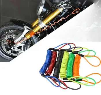 A tensão da corda FD-MOTO de Segurança da Moto Scooter Bloqueio de Corda de Moto Moto de Bloqueio de Disco Lembrete de Cabo de Ornamentos