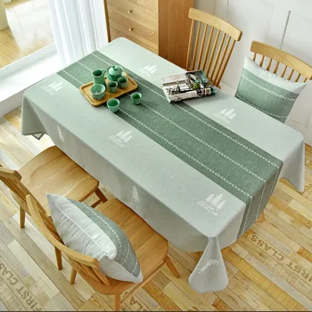 Toalha de mesa de Cor sólida com prova d'água Retangular Poeira da Tampa de Tabela Toalha de mesa de Festa de Casamento, Casa, Decoração de Cozinha