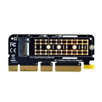 PCIE para M2 Adaptador M. 2 NVME Placa SSD M2 M. 2 PCIE Adaptador PCIE3.0 X16 Placa Riser Tecla M para o PCI Express 3.0 X4 2230-2280 M2 SSD