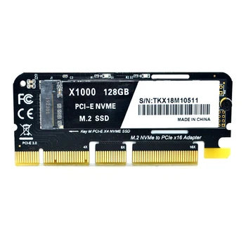 PCIE para M2 Adaptador M. 2 NVME Placa SSD M2 M. 2 PCIE Adaptador PCIE3.0 X16 Placa Riser Tecla M para o PCI Express 3.0 X4 2230-2280 M2 SSD