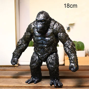 Godzilla VS King Kong Figura brinquedos Anime Estatueta Q a Versão 6 Polegadas StatueMonster Boneca Modelo de Enfeites de Brinquedos de Presente